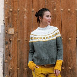 Kit de tricot - Pull jacquard - Basic merino
