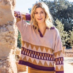 Kit de tricot - Pull jacquard - Basic merino