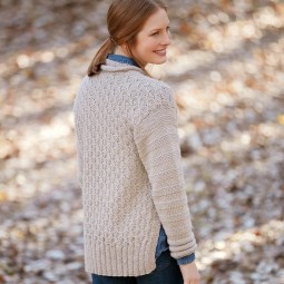 Kit de tricot - Pull ruche - Merino aran