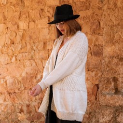 Kit de tricot - Gilet long - Super Merino