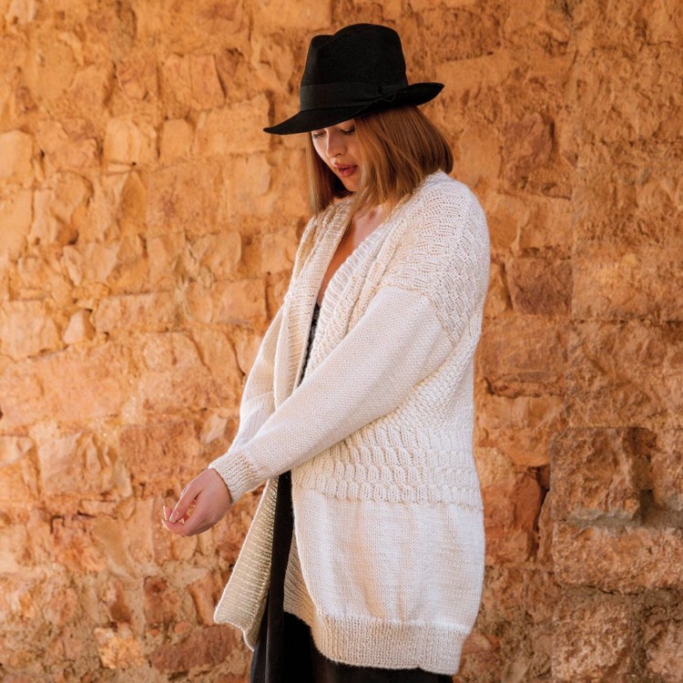 Kit de tricot - Gilet long - Super Merino