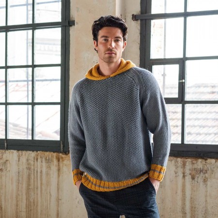 Kit de tricot - Sweat capuche - Super Merino