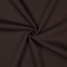 Tissu jersey sweat - Marron foncé