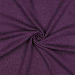 Tissu Bord-côte biologique - Violet