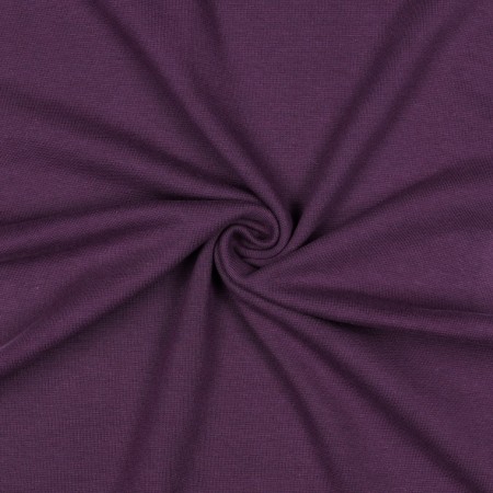 Tissu Bord-côte biologique - Violet