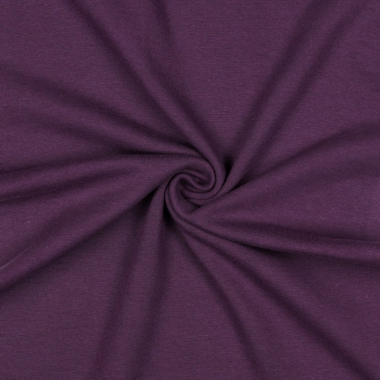 Tissu Bord-côte biologique - Violet