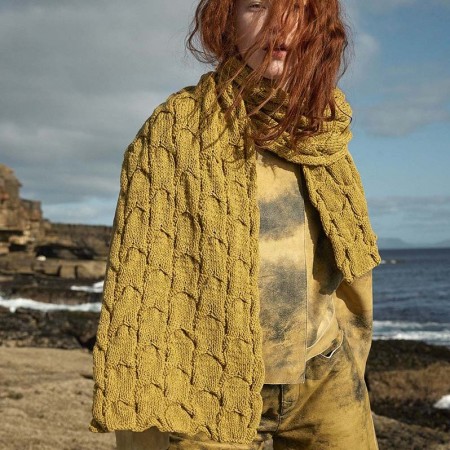 Kit de tricot - Écharpe Aine - Donegal Woolen Spun