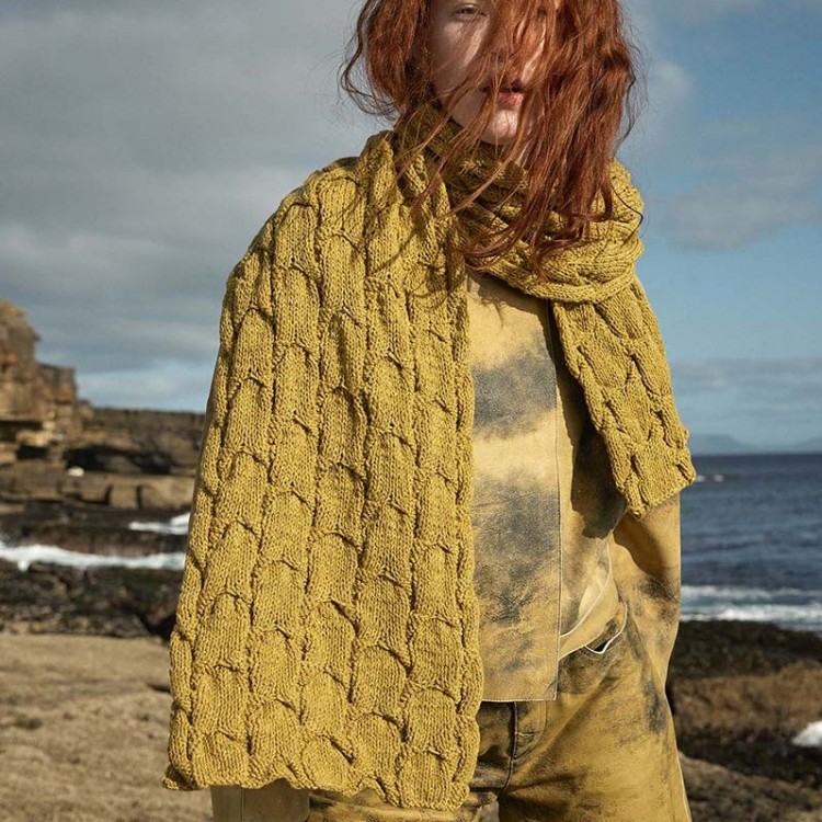 Kit de tricot - Écharpe Aine - Donegal Woolen Spun