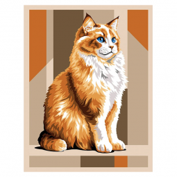 Canevas Margot de Paris - Main coon