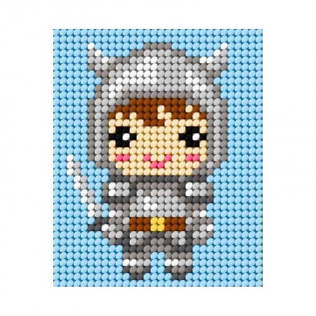 Kit de canevas - Petit chevalier