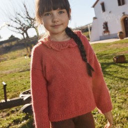 Kit de tricot - Pull à volant - Soft gratté