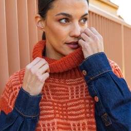 Kit de tricot - Pull damier - Soft gratté