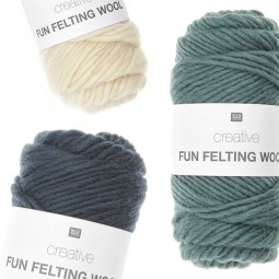 Fun Felting wool de Rico Design