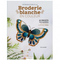 Livre - Introduction à la broderie blanche en couleur