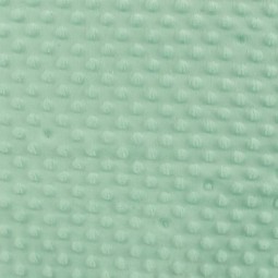 Tissu minky - Dots menthe