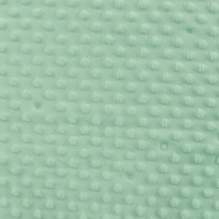 Tissu minky - Dots menthe