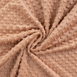 Tissu minky - Saumon vintage