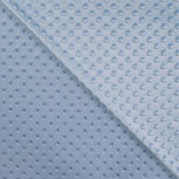 Tissu minky - Bleu clair