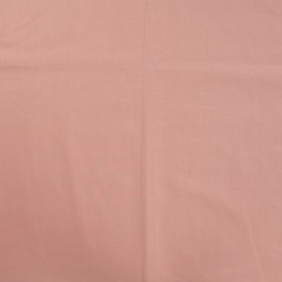 Tissu popeline coton unie - Rose poudré