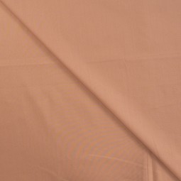 Tissu popeline coton unie - Saumon vintage