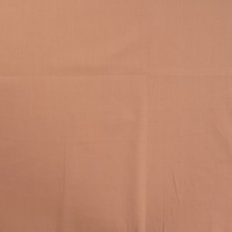 Tissu popeline coton unie - Saumon vintage
