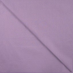 Tissu popeline coton unie - Lila