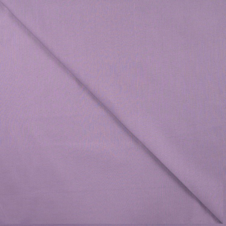 Tissu popeline coton unie - Lila
