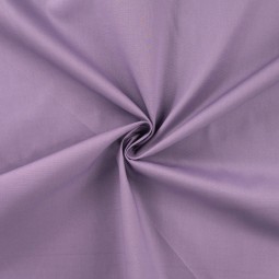 Tissu popeline coton unie - Lila