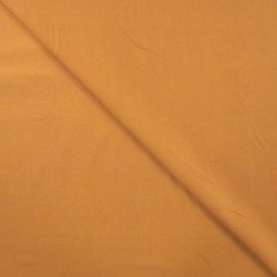 Tissu popeline coton unie - Caramel
