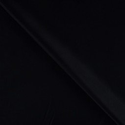 Doublure satin pongé - Noir