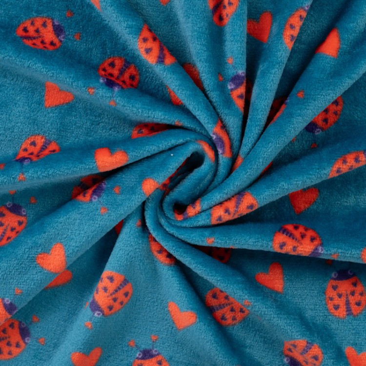 Tissu polaire doudou - Ladybug