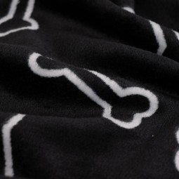 Tissu polaire doudou - Bones