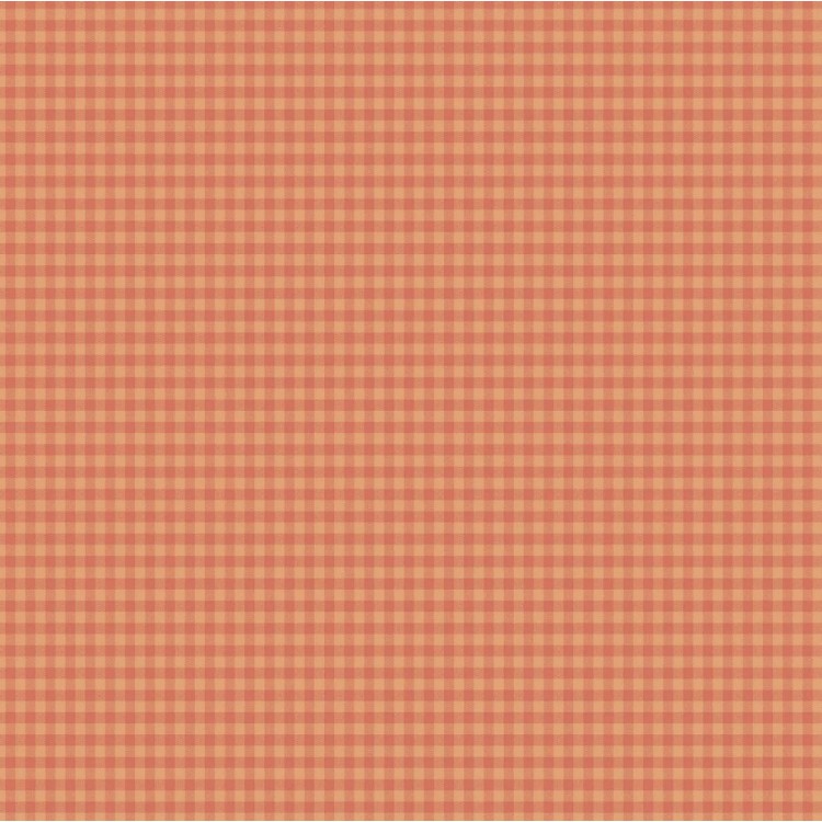 Tissu Laundry basket quilts - Quiltessential - Gingham pumpkin