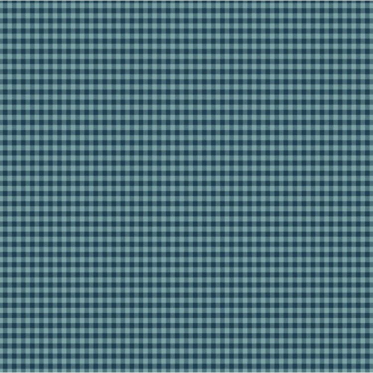 Tissu Laundry basket quilts - Quiltessential - Gingham indigo