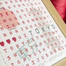 Fiche de broderie Lilipoints - Tokyo