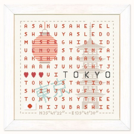 Fiche de broderie Lilipoints - Tokyo