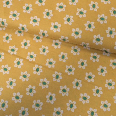 Tissu Anna Maria Horner - Allegory - Fleurs moutarde