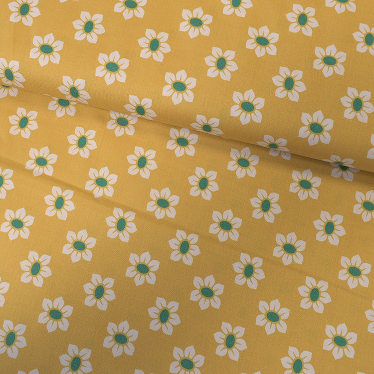 Tissu Anna Maria Horner - Allegory - Fleurs moutarde