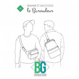 Patron Les BG - Banane et sacs à dos - Le baroudeur