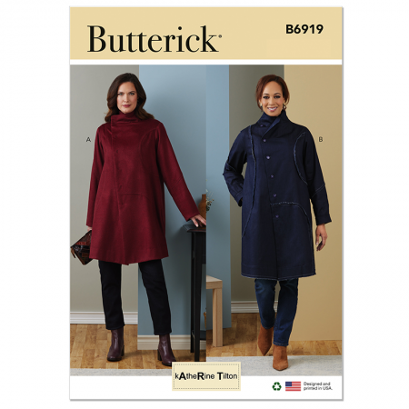 Patron Butterick 6919 - Manteau