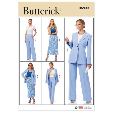 Patron Butterick 6933 - Ensemble femme