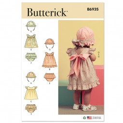 Patron Butterick 6935 - Ensemble bébé