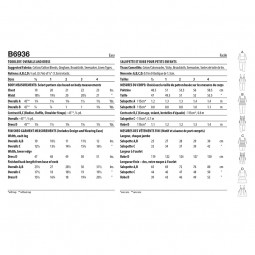 Patron Butterick 6936 - salopette et robe enfant