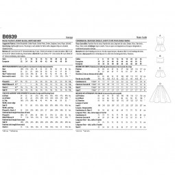 Patron Butterick 6939 - Combinaison, short jupe année 50