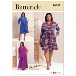 Patron Butterick 6941 - Robe en jersey