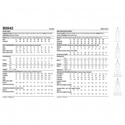 Patron Butterick 6942 - Robe