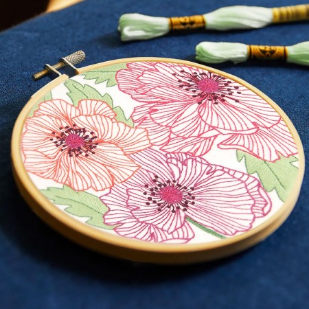 Kit de broderie - Pavots