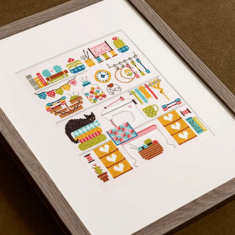 Kit de broderie point de croix - Mon atelier créatif