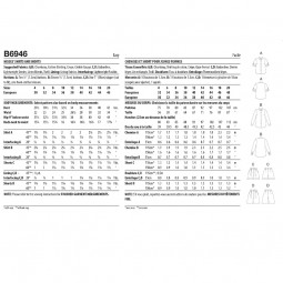 Patron Butterick 6946 - Short et chemise