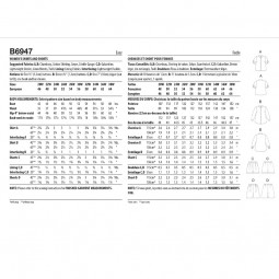 Patron Butterick 6947 - Short et chemise